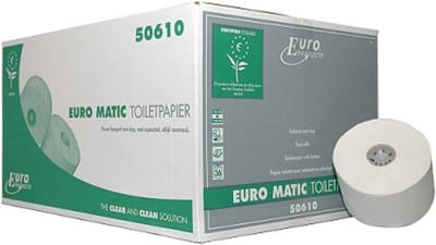 Toiletpapier Tissue dop 100m 2-laags 36rollen (P50610BLK / 50610)