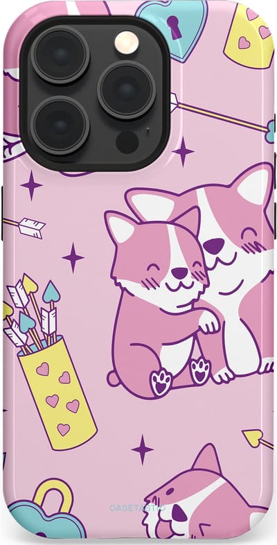 Casetastic Hoesje Geschikt voor Apple iPhone 15 Pro Magsafe - Stijlvolle Beschermende Duo-layer Case - Cupi Cori