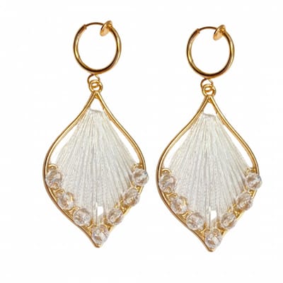 Klem oorbellen - Cara - goudkleur - geen gaatje- Charme Bijoux