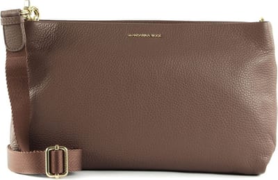 MANDARINA DUCK Leren Schoudertas Mellow Leather Shoulder Balsamic Bruine
