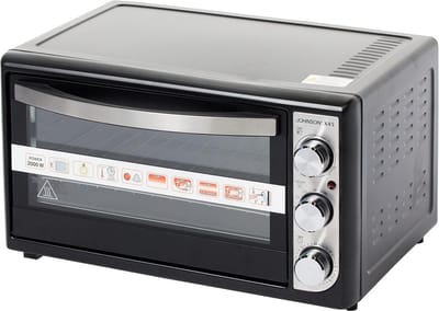 Elektrische Oven 45 Liter 2000W Statisch & Geventileerd Zwart/Wit
