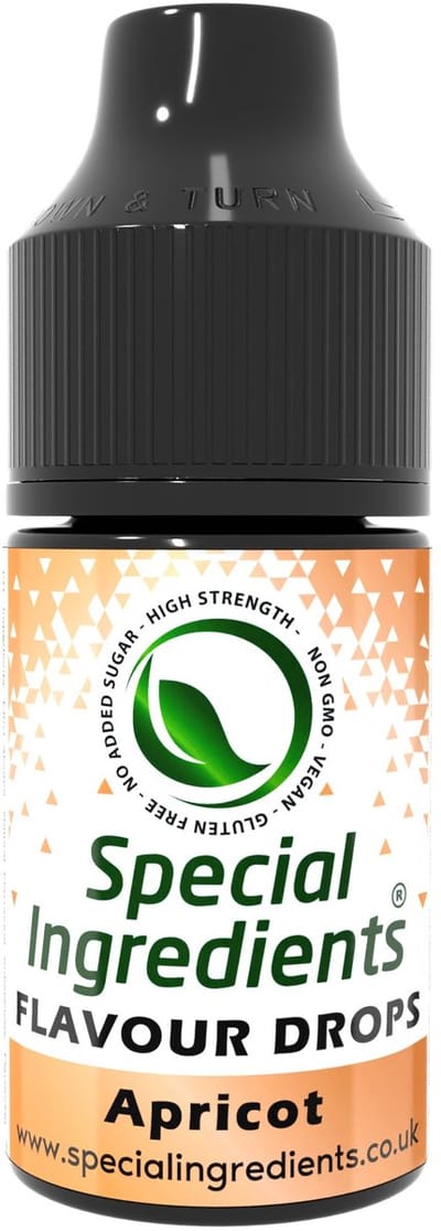 Abrikozen Smaak Druppels - 30 ml - Smaakdruppels - Flavour Drops - Moderne Gastronomie - Moleculair Koken - Hersluitbare Pot - Recycled Plastic