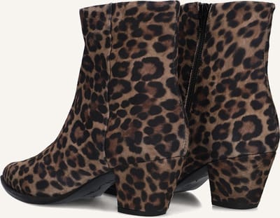 Unisa Lanza Enkellaarsjes - Enkelboots met rits - Dames - Bruin - Maat 37