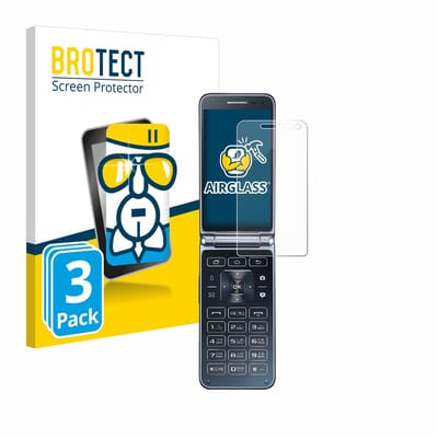 Screenprotector 3 Stuks voor Samsung Galaxy Folder 2 Beschermglas transparant