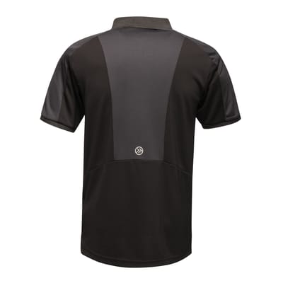 Regatta Heren Offensief Polo Shirt (Zwart)