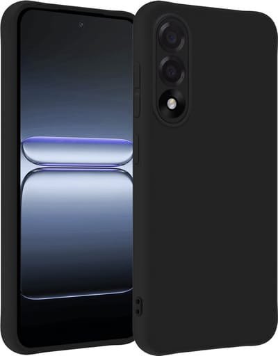Hoesje - Geschikt voor OnePlus Nord 5 - Sterk & Shockproof - Siliconen Case - Hoes Cover - Telefoonhoes - Zwart