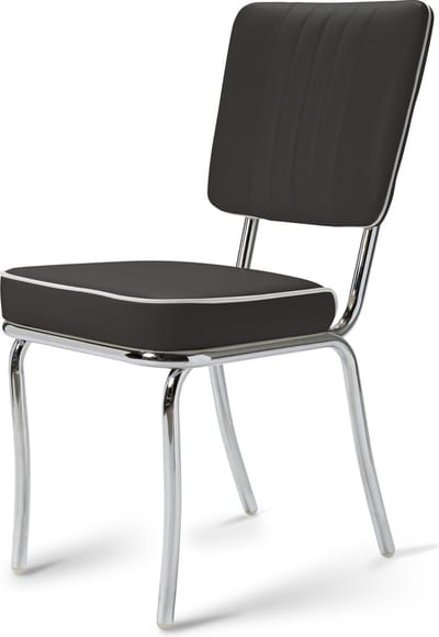 Bel Air Retro Eetkamerstoel CO-25 Zwart