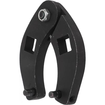 7463 Clé à écrou de presse-étoupe réglable Acier au carbone Anti-rouille Antichoc pour chargeuses agricoles Chargeuses compactes pour tracteurs black