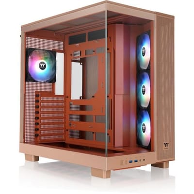 Thermaltake View 380 XL TG ARGB Gravel Sand Midi-tower PC-behuizing Zand-bruin