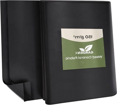 Tuindoek tegen onkruid - Onkruidbescherming - Tuinonderhoud - Waterdoorlatend UV-bestendig - 1 x 5 meter - Zwart