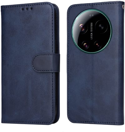 Coverup Hoesje - Geschikt voor Xiaomi 17 Ultra Hoesje - Coverup Book Case - Blauw
