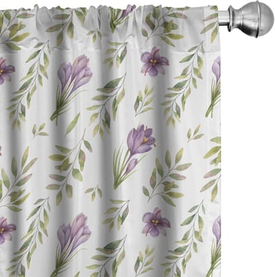 ABAKUHAUS – 2x75x175 cm Voorhangen – Microfaser – Halve verduistering