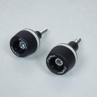 Paire Tampon pare carter Lightech pour moto Suzuki 1000 GSX-S STESU212 noir