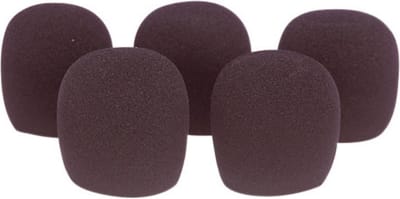 SoundLAB Microfoon Plopkap Windkap 45mm - 5 stuks - Zwart