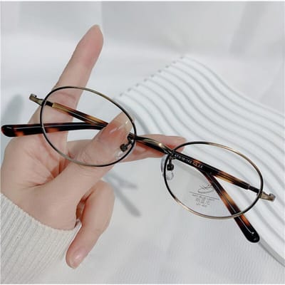 Lunettes Rondes Vintage Écaille de Tortue Presbytie Alliage Lunettes Élégantes Femmes Hommes Design Petites Lunettes de Soleil Ovales 0