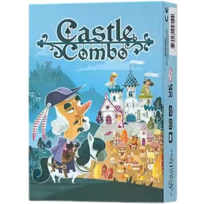 Kasteel Combo Strategie Bordspel Middeleeuwse Tafel ideaal voor 2-4 Spelers Familyspellen met Directe Effecten Eindspel Bonussen