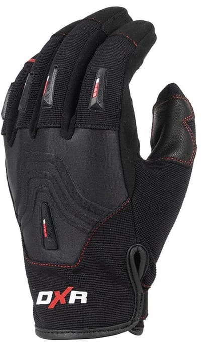 MOTOBLOUZ Motor Handschoenen FITTER EVO Mannen L Zomer Zwart/Rood CE-gekeurd