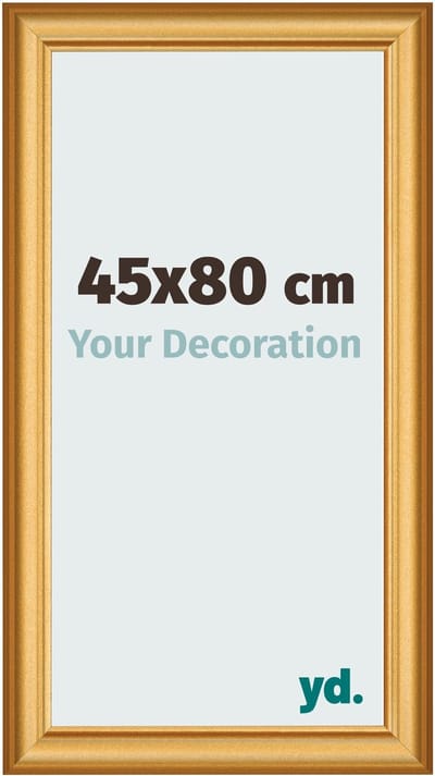 Your Decoration - Fotolijst 45x80 cm - MDF - Goud Mat - Lazio