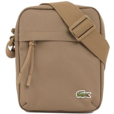 LACOSTE schoudertas Neocroc Vertical Camera Bag Cookie bruine