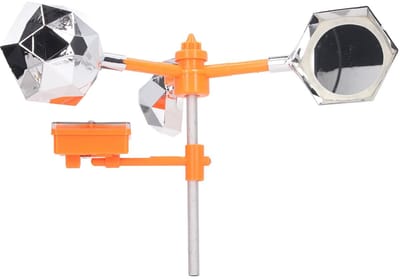 Dailygoody - Vogelafschrikmiddelen - Vogelverschrikker - 360° Roterende Afweer - Zonne-energie - Vogelafweermiddelen Buiten - Ideaal voor Tuinen
