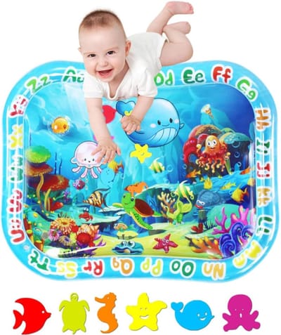ZMR® Watermat - Speelmat Water - Waterspeelmat Baby - Blauw - 27cm x 23cm x 4cm