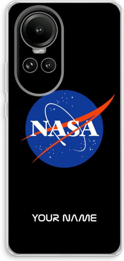 Gepersonaliseerd - Case Company® - Hoesje geschikt voor Oppo Reno 10 hoesje - NASA - Soft Cover Telefoonhoesje - Bescherming aan alle Kanten en Schermrand