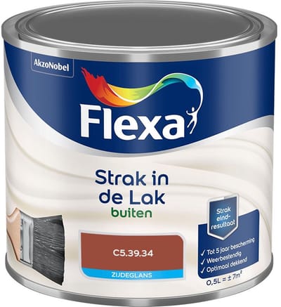 Flexa - Strak In De Lak Buitenlak Zijdeglans - C5.39.34 - Mengverf - 500 Ml