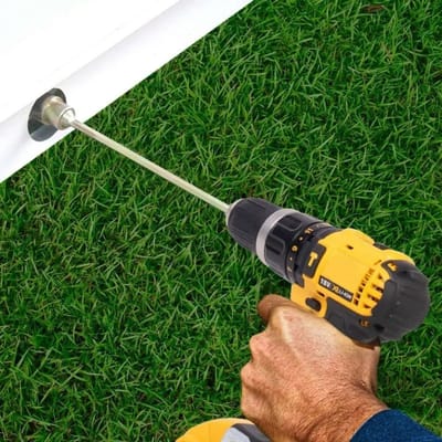 Angle Steady Drill Adapter voor 30cm Caravans en Motorfietsen, Ideaal Accessoire voor Camping en Reizen