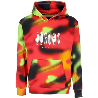Herenhoodie Flight MVP fleecehoodie met all-over print Infrarood 23/sail