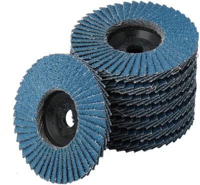 Solidchoice - Set van 8 Lamellenschijven voor Haakse Slijper - Ø 76 mm, Geschikt voor Metaal, Hout en PVC