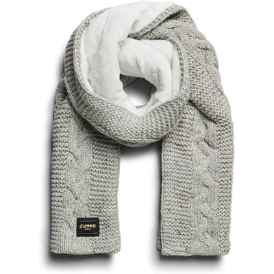 Superdry Cable Sjaal Grijs Vrouw