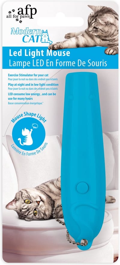 AFP Led Light Mouse Speelgoed voor katten - Kattenspeelgoed - Kattenspeeltjes