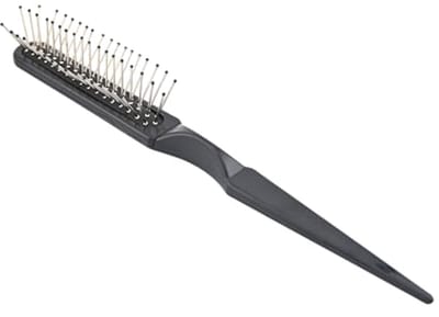 Pruikborstel met noppen in 4 kleuren voor zachte verzorging van pruiken en haarstukken