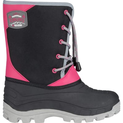 Winter-grip Snowboots - Kinderen - Zwart/Roze - Maat 23/24 - Extra Grip