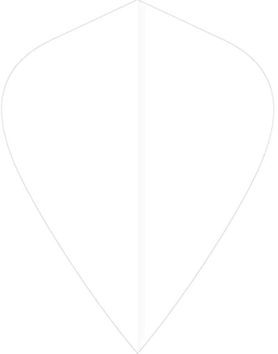 DLDarts - Kite Flights - 75 micron - 1 Set - Wit