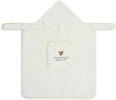 Baby Draaghoes - Winter Voetenzak - Baby Warm Houden - Met Capuchon - Universele Pasvorm - Beer
