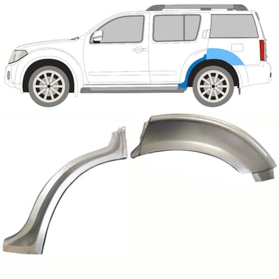 Reparatiepaneel achterspatbord voor Nissan Pathfinder R51 2004-2013 / Links