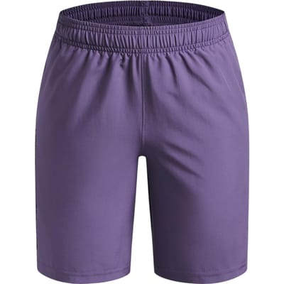Under Armour Technische geweven korte broek met logo voor jongens (Middernacht marine)