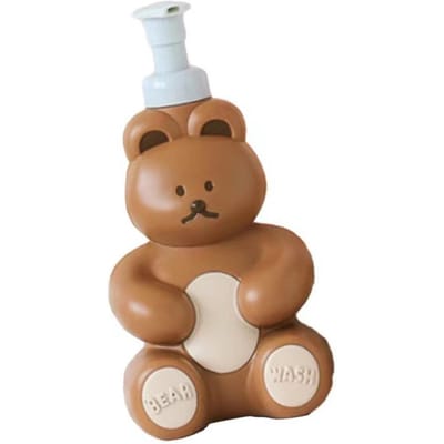 Schuimpomp Fles Leuke Beer Vorm Grote Capaciteit Schuimende Zeep Dispenser Fles voor Gezichtsreiniger Lichaamsreiniger Handzeep Chocola