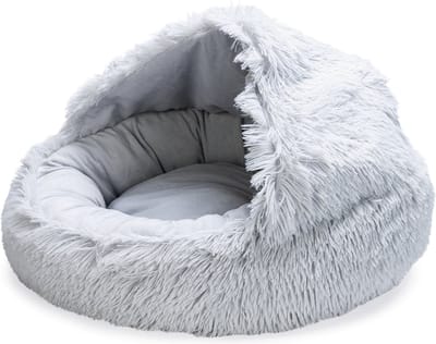 Beeztees Puppy Ligbed Kiki - Puppymand - Hondenmand - Mand voor puppy - Grijs - 50x50x15 cm