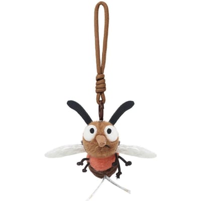 Schattig Knuffeldier Mug Pluche Hanger Cartoon 14cm Mug Insect Speelgoed Grappig Insect Knuffel Mug Sleutelhanger Kinder Speelgoed brown