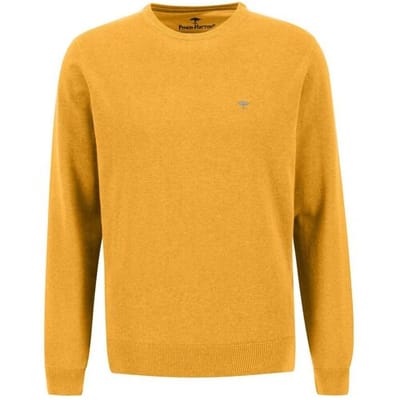 Fynch-Hatton Trui O-Neck Cotton Winter Sun / male