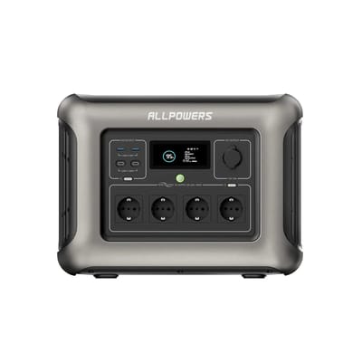ALLPOWERS R1500 Draagbaar Energiestation 1800W 1152Wh LiFeP04 Accu - R1500