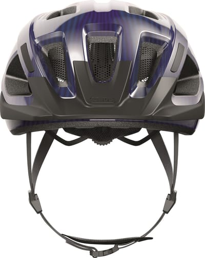 Fietshelm ABUS ADURO 3.0 purple waves L - 58-62 cm - paars - Geschikt voor gebruik op elektrische fietsen - stadsfietsen - 320 g