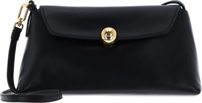 FURLA Leren schoudertas avondtas Sfera Soft Mini Crossbody Top Handle Nero zwart