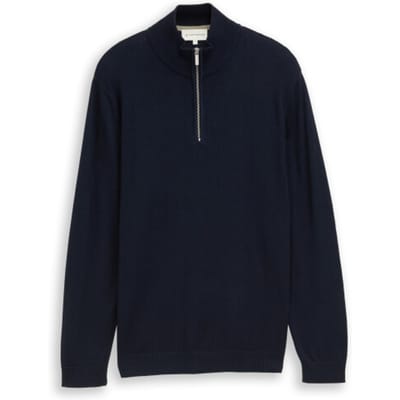 Tom Tailor - Heren pull - Maat XXL - Mannen - MARINE - katoen