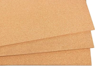 Kurk isolatieplaten - Kurkplaten Isolatiemateriaal - Isoleren van muren - Ecologisch en natuurlijk materiaal - 900 x 600 mm