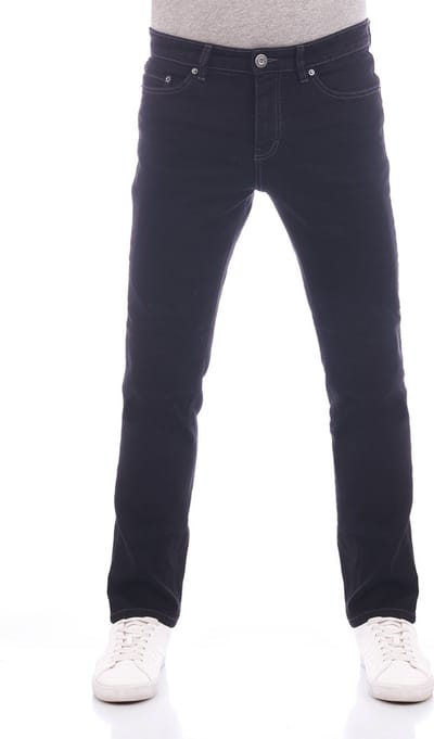 PADDOCK`S Heren Jeans Broeken Ranger Pipe slim Fit Zwart Volwassenen Denim Jeansbroek