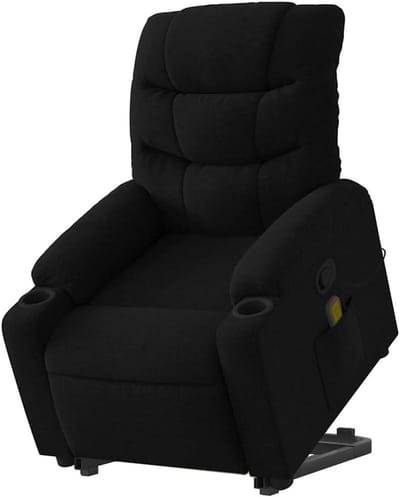 Sta-op Massagestoel - Relaxfauteuil Verstelbaar - Comfortabel Ontspannen - Elektrische Sta-op Hulp - 1 stuk - Zwart