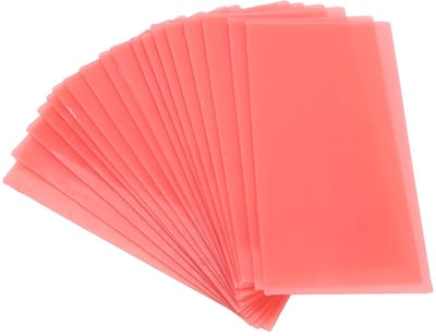 Dailygoods- Tandheelkundige Wax - Orthodontische Wax voor Beugels - 18 Stuks - Tandheelkundig Hulpmateriaal - Verzorging - Rood - Beugelwas